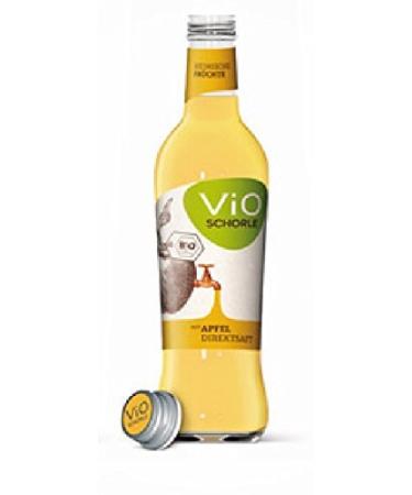12 bottles of 300ml Vio Schorle apple direct juice including 1.80 REFILLABLE deposit glass