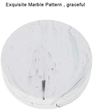 Sonew Contact Lens Container - Portable Plastic Marble Pattern Eye Care Kit for Travel | Shop Internationally - Buy Online on GoSupps.com