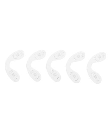 Harilla 5 Pieces Children's Glasses Accessories Nose Pad Silica Gel Transparent L