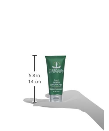 Buy Clubman 2-in-1 Beard Conditioner 3oz - Pack of 12 | Nourish & Style Your Beard | International Shipping Available - Buy Online on GoSupps.com