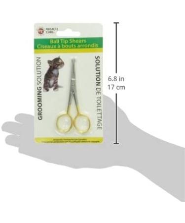 Miracle Coat Pet Ball Tip Shear - 4-Inch | Professional Grooming Tool - Buy Online on GoSupps.com