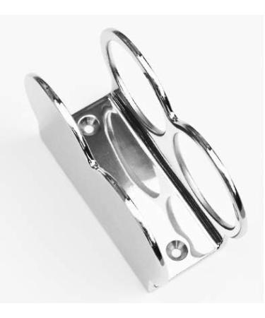 Marine Grade Stainless Double Ring Cup Drink Holder - Steel Base | Premium Quality - Buy Online on GoSupps.com