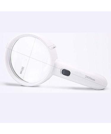 Magnifiers for Craft Work Reading Magnifier Handheld led Anpeili Low Vision Portable Anti-Slip Handle Easy to use White Purple Better Life - Buy Online on GoSupps.com