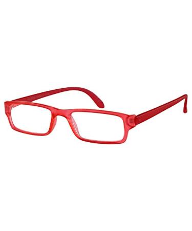 I Need You Reading Glasses Action - Diopters: +4.00 Red-Matt