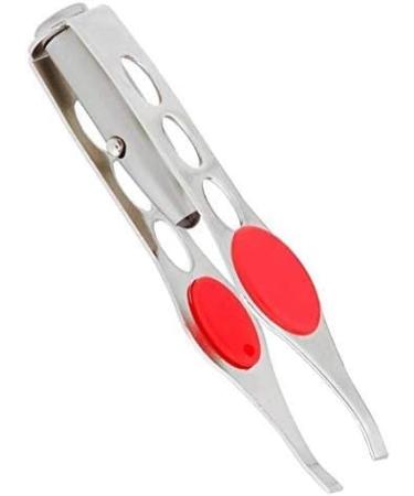 LHKJ LED Tweezer Women Eyebrow Clip with Spotlight LED Tweezers with Light Professional Tool LED Light Stainless Steel Eyebrow Tweezer Hair Removal Makeup Tools - Buy Online on GoSupps.com