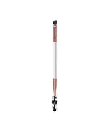 Dajidafu Eyebrow Brush Rose Gold Handle Professional Foundation Tinting Multi-colored Brow Brushes Eyeshadow Making Eyeliner White/Rose Gold