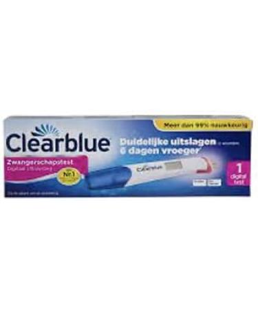 Clearblue Digital Pregnancy Test Ultra Early - Accurate Results 1 Piece - International Shipping Available - Buy Online on GoSupps.com
