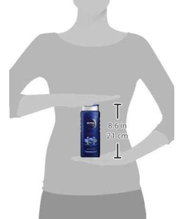 Nivea Men's Cool Body Wash 16.9oz - Refreshing Clean & Hydration | International Shipping Available - Buy Online on GoSupps.com