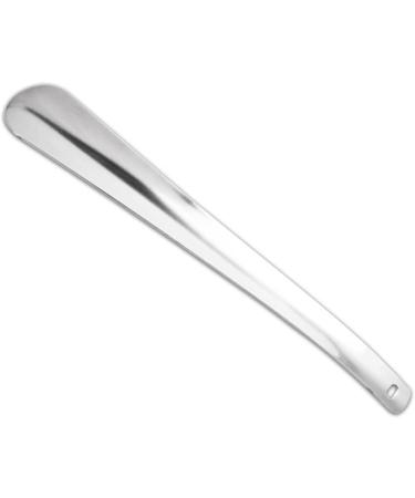 12-Inch Stainless Steel Shoe Horn - Heavy Duty Shoe Helper for Men, Women, Kids, Seniors - Buy Online on GoSupps.com