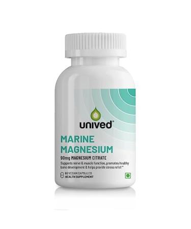 Magnesium Natural Aquamin Magnesium from Sea Water Supports Enzyme Function & Energy Production 60 Vegan Capsules