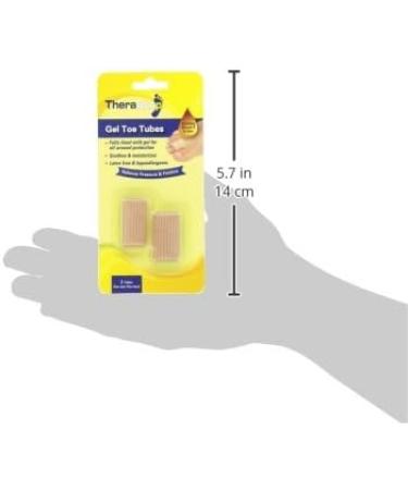 Therasteps Gel Toe Tubes - 2 Count | Relieve Pain and Discomfort - Buy Online on GoSupps.com