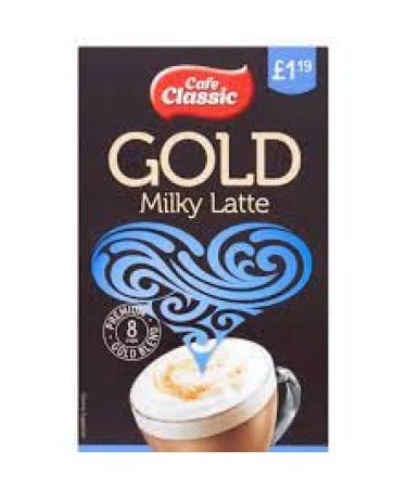 Cafe Classic Latte Sachets - 12 Packs of 8 Sachets(14gm) | Rich and Milky Latte | Mess-Free Sachets | Premium Ingredients | Authentic Taste | Versatile Brewing - Buy Online on GoSupps.com