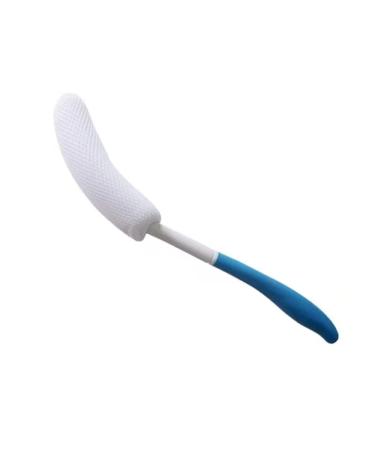 YF-ANEN Long Anti-Slip Curved Handle Bath Body Brush Bath Brush for Middle Aged  Elderly/Pregnant Women Bath and Shower  15.33 Inch