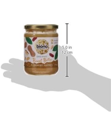 Biona Organic Crunchy Peanut Butter 500g (Pack of 2) - Buy Online on GoSupps.com