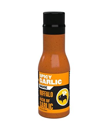 Al Amin Foods Spicy Garlic Sauce Buffalo with a Kick of Garlic One Bottle 12 fl.oz ( 355g) By Buffalo Wild Wings