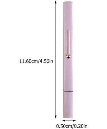 Lurrose 1Pc lip brush makeup brush lip applicator brush Eyeshadow Brush Lip Gloss Brush portable makeup brush wand makeup flour travel dual purpose aluminum tube - Buy Online on GoSupps.com