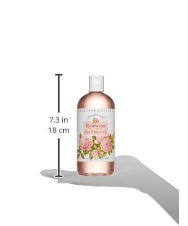 Crabtree & Evelyn Rosewater Bath and Shower Gel - 16.9 Fl Oz - Buy Online on GoSupps.com