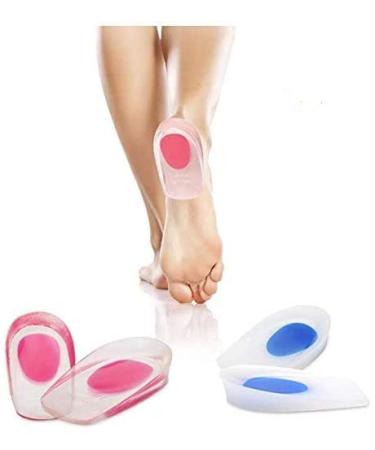 2 Pairs Gel Heel Cushion Heel Spur Achilles Tendon Support Pads Cushion For Heel Pads Plantar Fasciitis