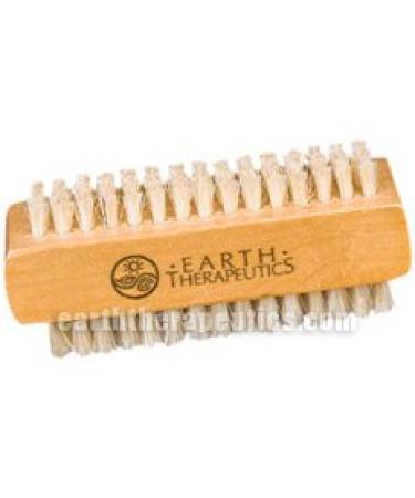 Earth Therapeutics Genuine Bristle Nail Brush 1 Ea 3.5" L x 1.5" W