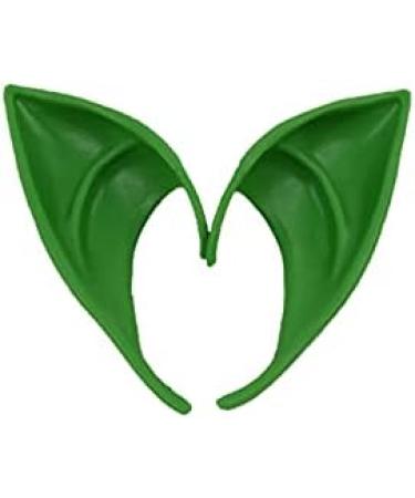 Sither Elf Ears Pack for Women and Girls - Cosplay Halloween Party Costume Accessories - 2 Pairs Green Fairy Masquerade Vampire Ears - Buy Online on GoSupps.com