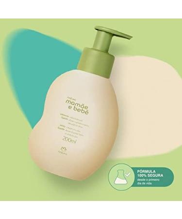 NATURA Mamae e Bebe Gentle Baby Cleansing Gel 200ml - Dermatologist Tested, Pediatrician Approved, 100% Vegan Baby Care - Buy Online on GoSupps.com