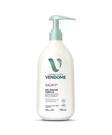 Laboratoires Vend me LABORATOIRES VEND ME - CALM V+ - Family Shower Gel - From Birth - High Tolerance - Gently Cleanses & Hydrates - Enriched With Aloe Vera - Hypoallergenic Formula - Sensitive Skin - 750 ml