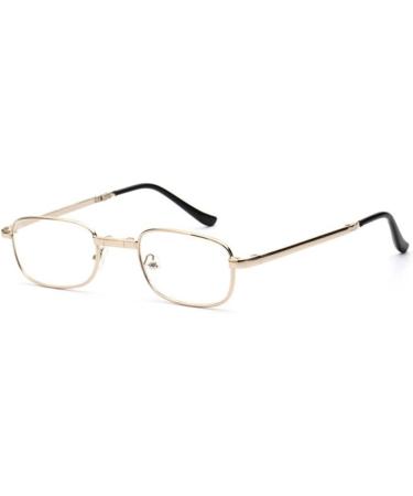 Buy Foldable Reading Glasses for Men & Women - Comfortable Portable Presbyopic Glasses in Gold (Size 2.5) | International Shipping - Buy Online on GoSupps.com