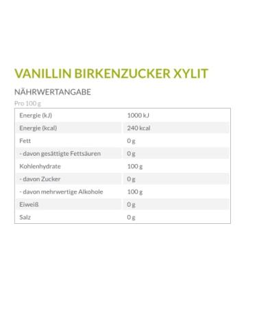 Buy 6 x Borchers Vanillin Birch Sugar | Sugar-Free Vanilla Sugar Alternative | Low-Calorie Sweetener | 65 g - Buy Online on GoSupps.com