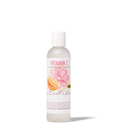 Good Earth Beauty - Facial Cleanser - Vitamin C for Normal or Combincation Skin - Face Wash - 4 Ounce