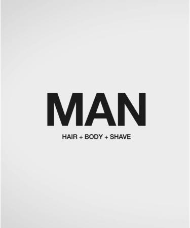 PREVIA Man Wash 3-in-1 Cleanser - Hair Shampoo Body Wash Shaving Conditioner (8.45 oz) | Best Men's Grooming Product for All-in-One Cleanliness - Buy Online on GoSupps.com