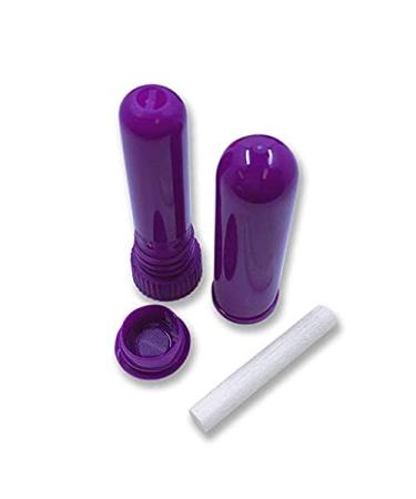 Zison Nasal Inhaler Tubes Kit - 12 Purple Empty Tubes with Wicks & 2 Droppers - Buy Online on GoSupps.com