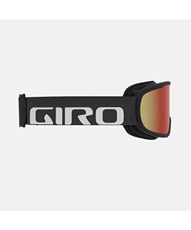 Giro Cruz Ski & Snowboard Goggles - Anti-Fog, OTG Black Wordmark Amber Scarlet - Buy Online on GoSupps.com