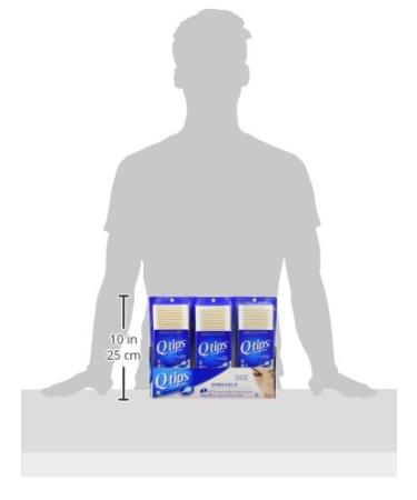 Q-tips Cotton Swabs 1875 Count (3 Packs of 625) | Gentle & Versatile Cleaning Tool - Buy Online on GoSupps.com