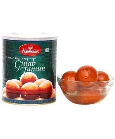 Haldiram's Gulab Jamun | Popular Dessert | Traditional Indian Sweet | 1kg - Buy Online on GoSupps.com