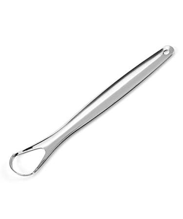 Greatangle-UK Stainless Steel Brush Tongue Cleaner Reduces Bad Breath Tongue Scraper