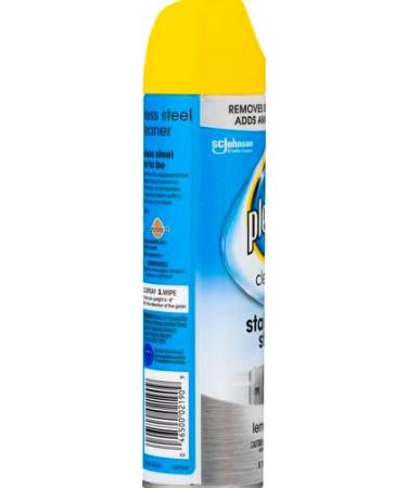 Pledge Expert Care Stainless Steel Cleaner Aerosol Spray - Lemon Scent 9.7 oz | Superior Shine & Protection for Your Home - Buy Online on GoSupps.com
