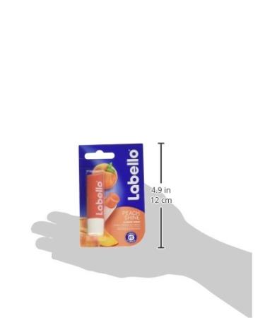 Labello Lip Balm Fruity Shine - Peach | Nourishing Lip Care for Soft Kissable Lips | International Shipping Available - Buy Online on GoSupps.com