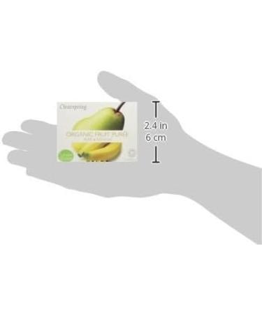 Clearspring Organic Fruit Pur e - Pear & Banana - Buy Online on GoSupps.com
