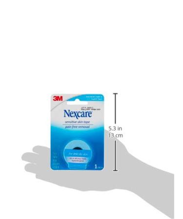 Nexcare Sensitive Skin Tape - Pain-free Removal, 1 inch x 4 yards, 6 Pack - Gentle on Skin, Minimizes Hair-pulling - Buy Online on GoSupps.com