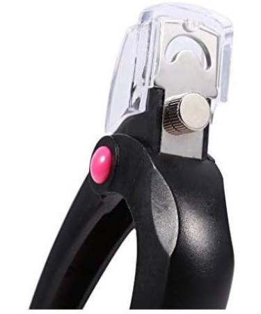 BNP Handle Stainless Steel False Nail Tip Cutter Clipper Manicure Acrylic UV Gel UV Gel Fake Artificial Tips Edge Cutter Well-Cut Straight-Edge Round-Edge Black - Buy Online on GoSupps.com