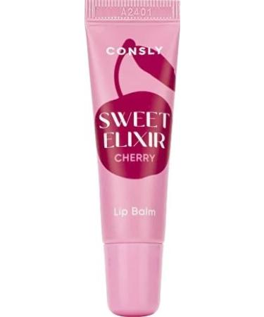 CONSLY_Sweet Elixir Cherry Lip Balm Hydrating and Nourishing Lip Care with Cherry Extract Shea Butter and Avocado Protects and Softens Lips with a Glossy Finish