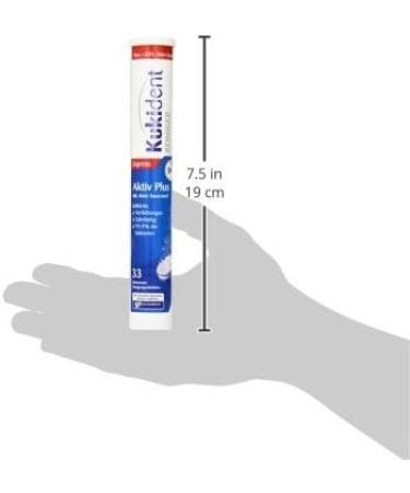 Kukident Aktiv Plus - 33 Tabs | Best Denture Care & Adhesive for Strong Hold | International Shipping Available - Buy Online on GoSupps.com