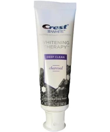 Crest Charcoal 3D White Whitening Therapy Toothpaste - 5.2oz Invigorating Mint with Fluoride - Buy Online on GoSupps.com
