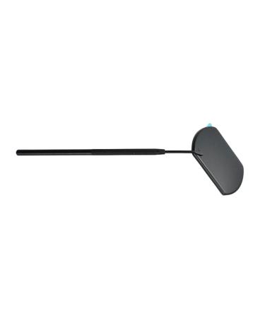 dijiusidy Eyelash Mirror Makeup Magnifying Beauty Tool Long Handle Extension Accessory for Check False Eyelashes Stainless Steel Black