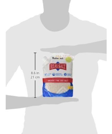 Redmond Real Salt - Unrefined Ancient Sea Salt, 26oz Pouch (2 Pack) - Premium Mineral Salt - Buy Online on GoSupps.com