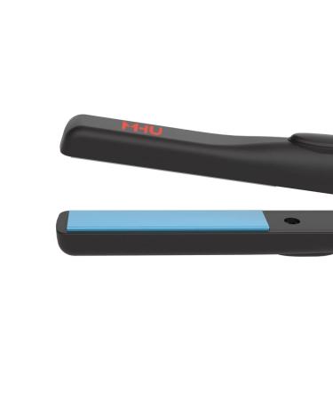 Professional Travel Size Mini Flat Iron - 0.5 inch Tourmaline Ceramic Hair Straightener - Black - Perfect for International Shipping - Buy Online on GoSupps.com