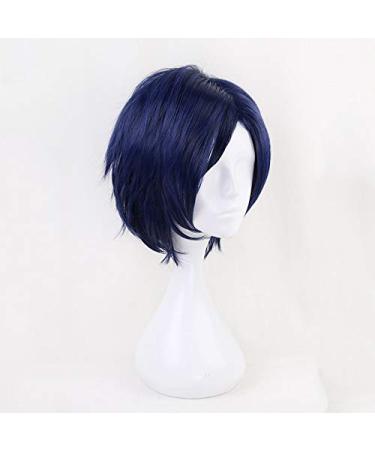 Tenya Iida Blue Short Wig - Cosplay Costume from Boku No Hero Academia | Heat Resistant Synthetic Hair for Men - Buy Online on GoSupps.com
