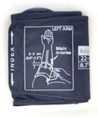 sainio Single Tube Long XXL Size Blood Pressure Monitor Machine Cuff (22-42 cm)