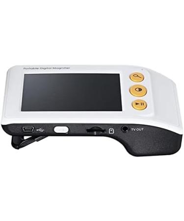 Magnifying Glass Digital Magnifier Electronic Reading Aid 3.5 inch LCD Screen for Low Vision 2-25 Times Zoom with Foldable Handle - Buy Online on GoSupps.com