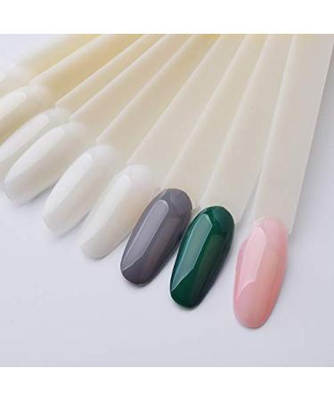 50 Pieces False Nail Tips | Nail Art Display Fan & Exercise Board | Natural Manicure Tool - Buy Online on GoSupps.com